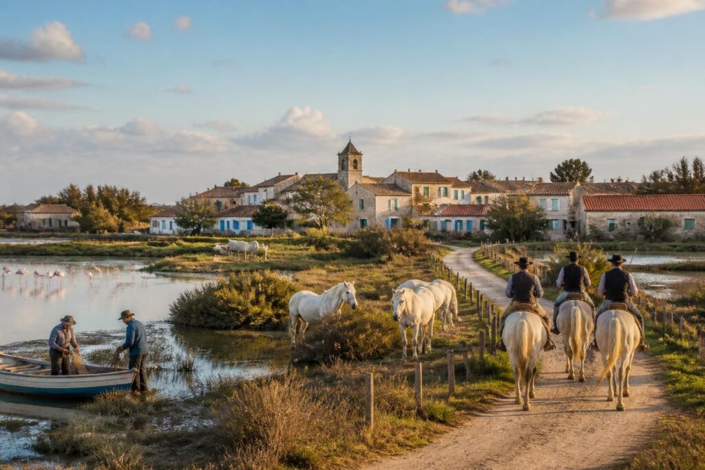 découvrez sainte-marie-de-la-mer, un village authentique où la nature sauvage rencontre les traditions camarguaises pour une expérience unique en plein cœur de la provence.