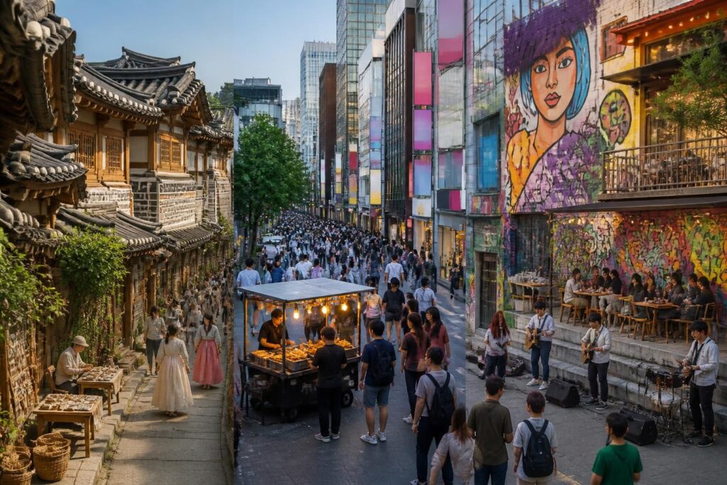 découvrez les meilleurs quartiers pour séjourner à séoul et vivre une immersion totale dans la culture locale, entre traditions, modernité et ambiance unique.