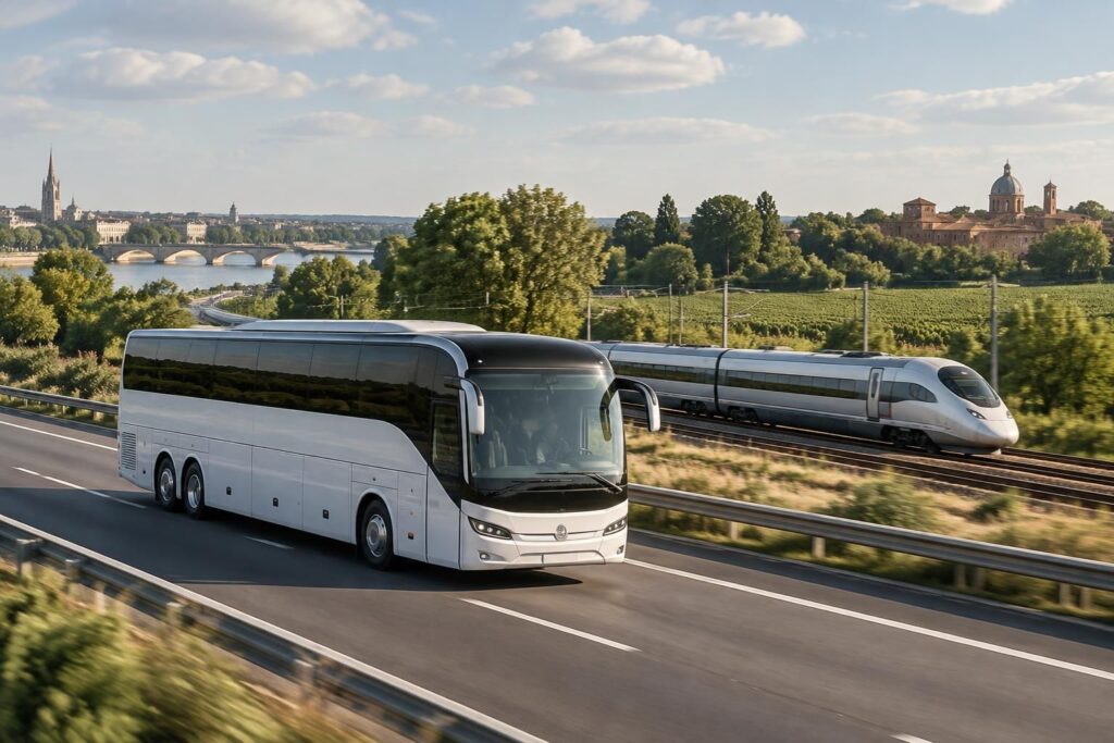 bus bordeaux–toulouse ou train : comparez prix, durée et confort pour savoir quelle option convient le mieux à votre trajet.