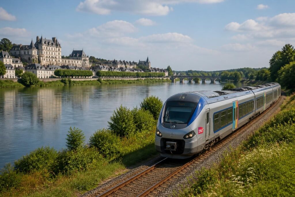 découvrez un voyage en train enchanteur entre blois et tours, au cœur de la vallée de la loire, riche en patrimoine historique et paysages magnifiques.